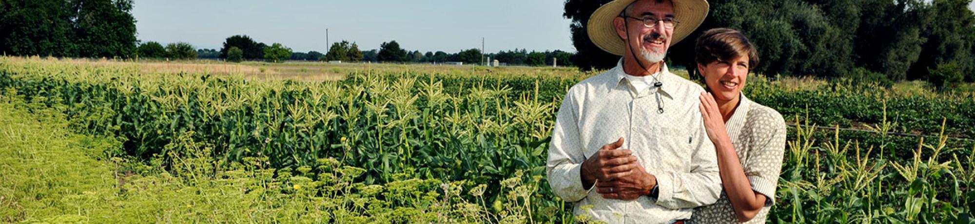 Raoul Adamchak and Pamela Ronald